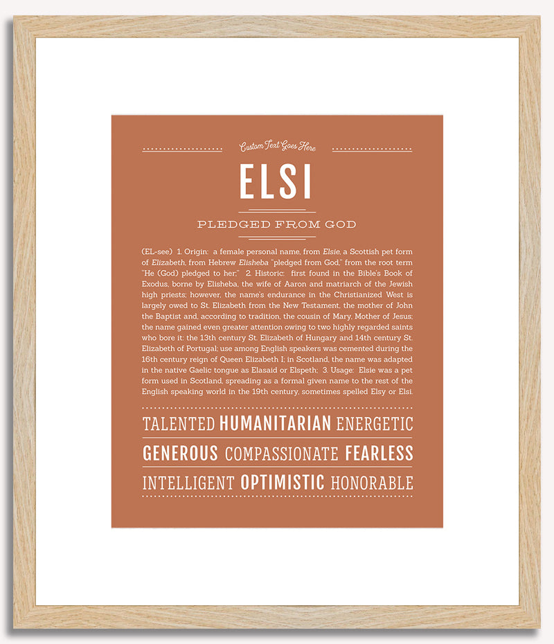 Elsi | Name Art Print