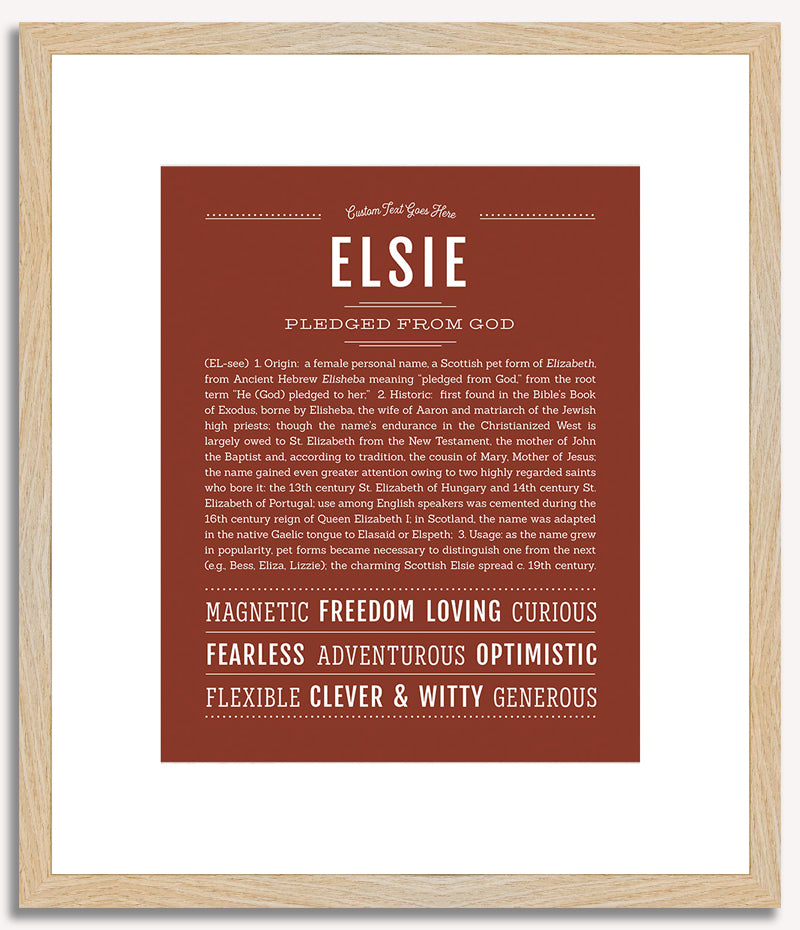 Elsie | Name Art Print