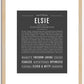 Elsie | Name Art Print