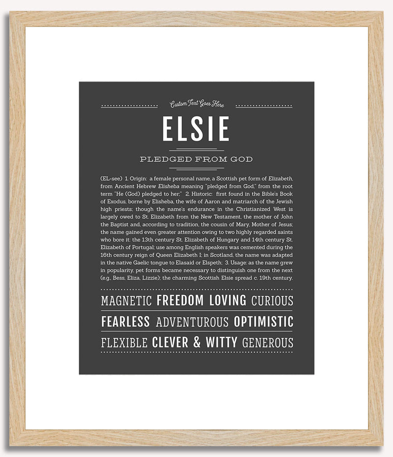 Elsie | Name Art Print