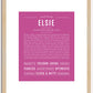 Elsie | Name Art Print