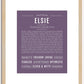 Elsie | Name Art Print