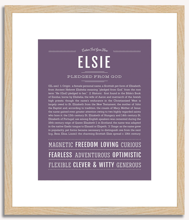 Elsie | Name Art Print