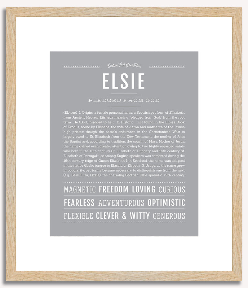 Elsie | Name Art Print