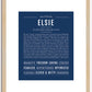 Elsie | Name Art Print