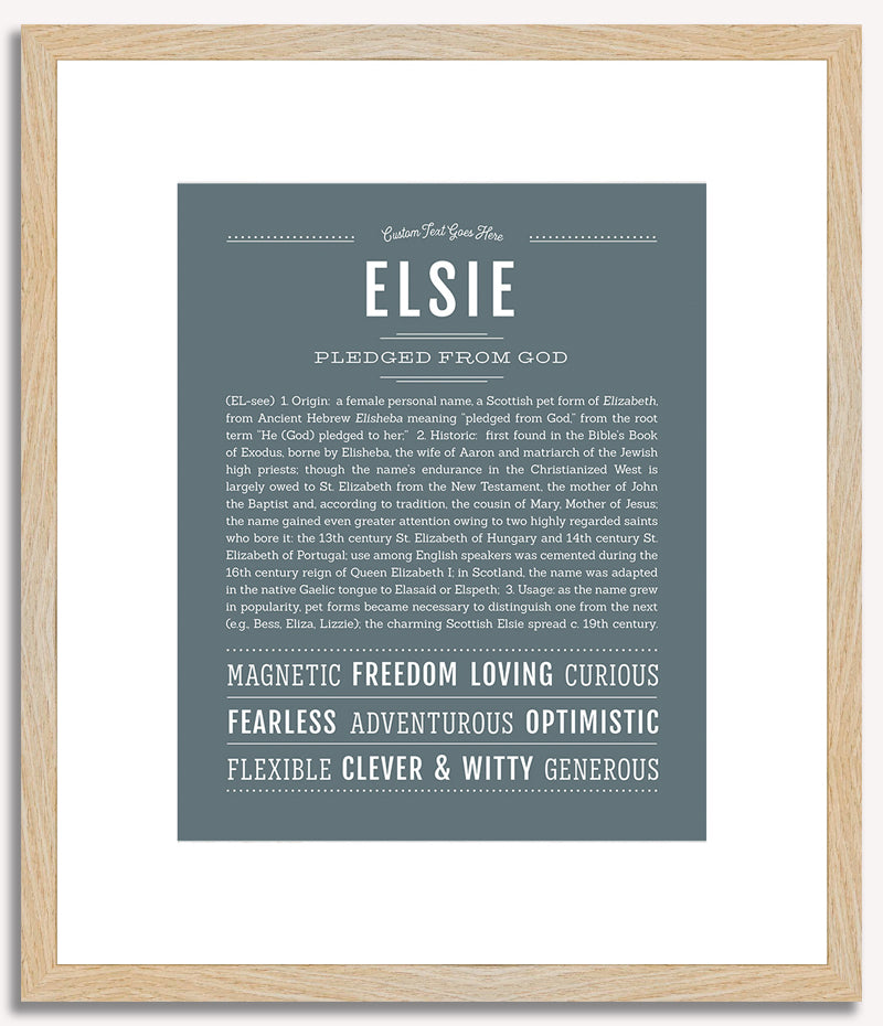 Elsie | Name Art Print