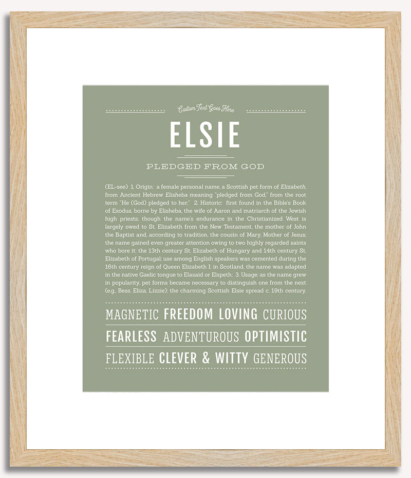 Elsie | Name Art Print