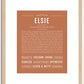 Elsie | Name Art Print