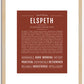 Elspeth | Name Art Print