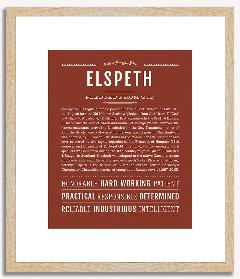 Elspeth | Name Art Print