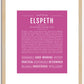 Elspeth | Name Art Print