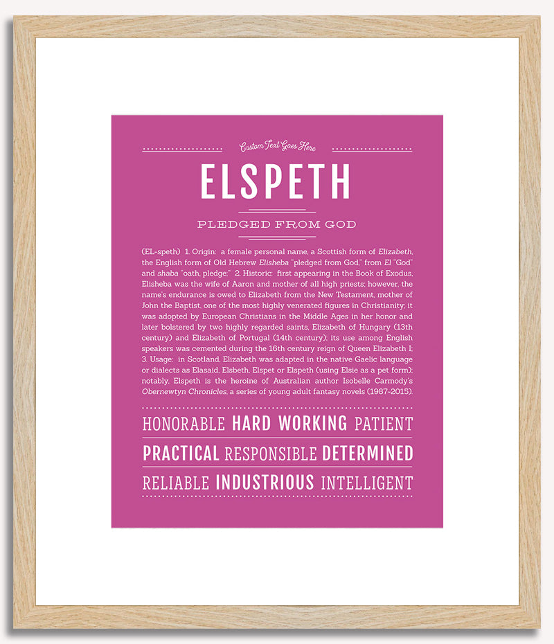 Elspeth | Name Art Print