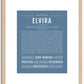 Elvira | Name Art Print