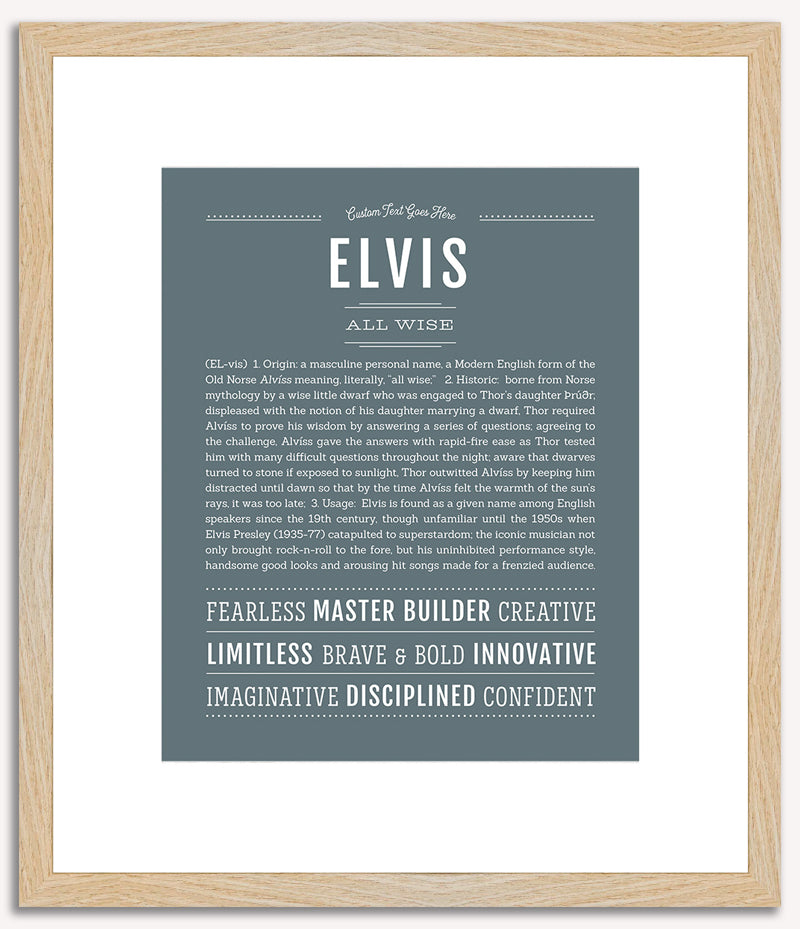 Elvis | Name Art Print