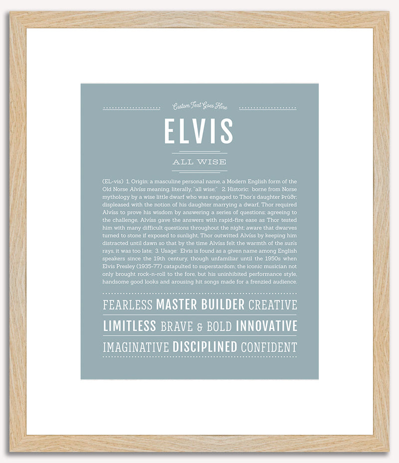 Elvis | Name Art Print