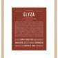 Elyza | Name Art Print