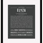 Elyza | Name Art Print