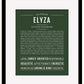 Elyza | Name Art Print