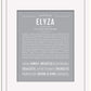 Elyza | Name Art Print