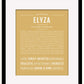 Elyza | Name Art Print