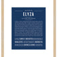 Elyza | Name Art Print