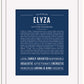 Elyza | Name Art Print