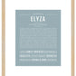 Elyza | Name Art Print