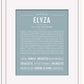 Elyza | Name Art Print