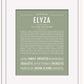 Elyza | Name Art Print