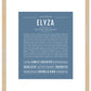 Elyza | Name Art Print