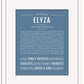 Elyza | Name Art Print