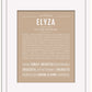 Elyza | Name Art Print