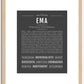 Ema | Name Art Print