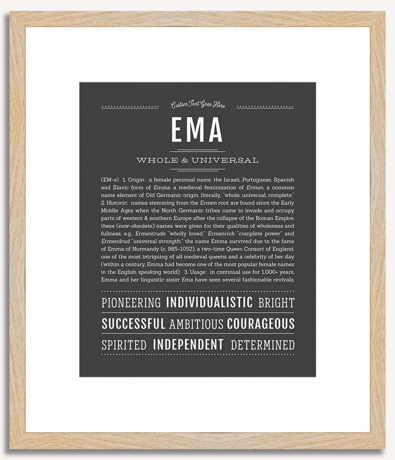 Ema | Name Art Print