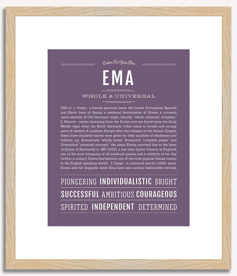 Ema | Name Art Print