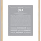 Ema | Name Art Print