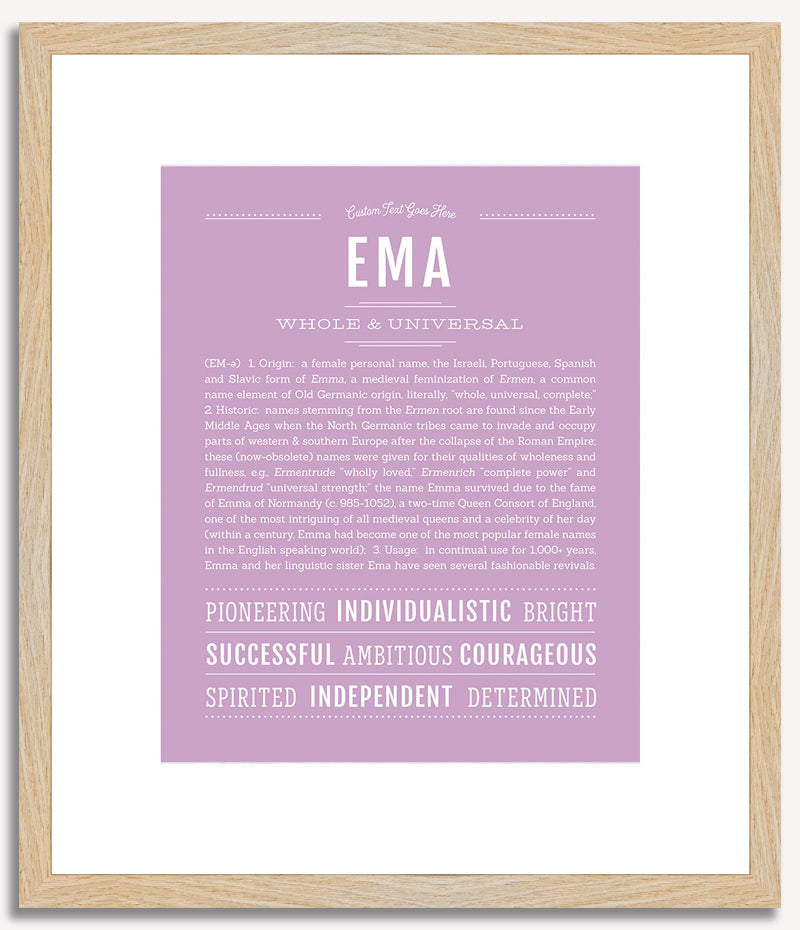 Ema | Name Art Print