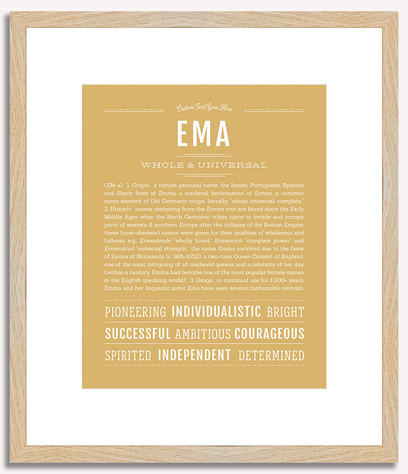 Ema | Name Art Print