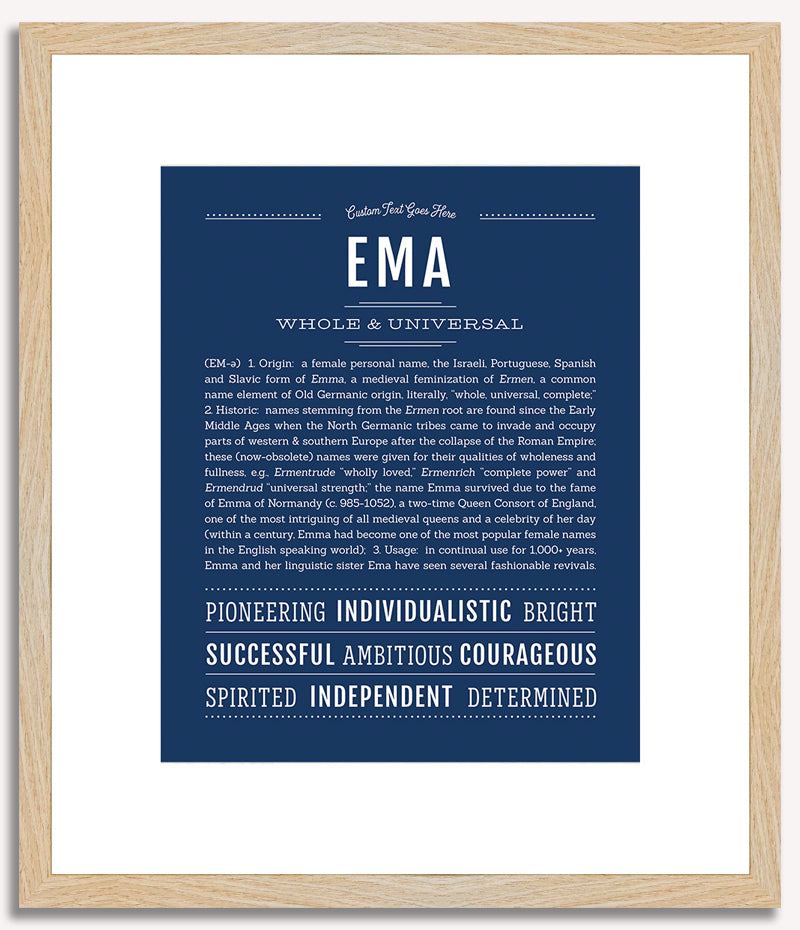 Ema | Name Art Print