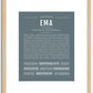 Ema | Name Art Print