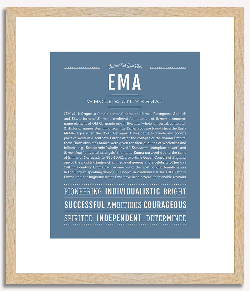 Ema | Name Art Print