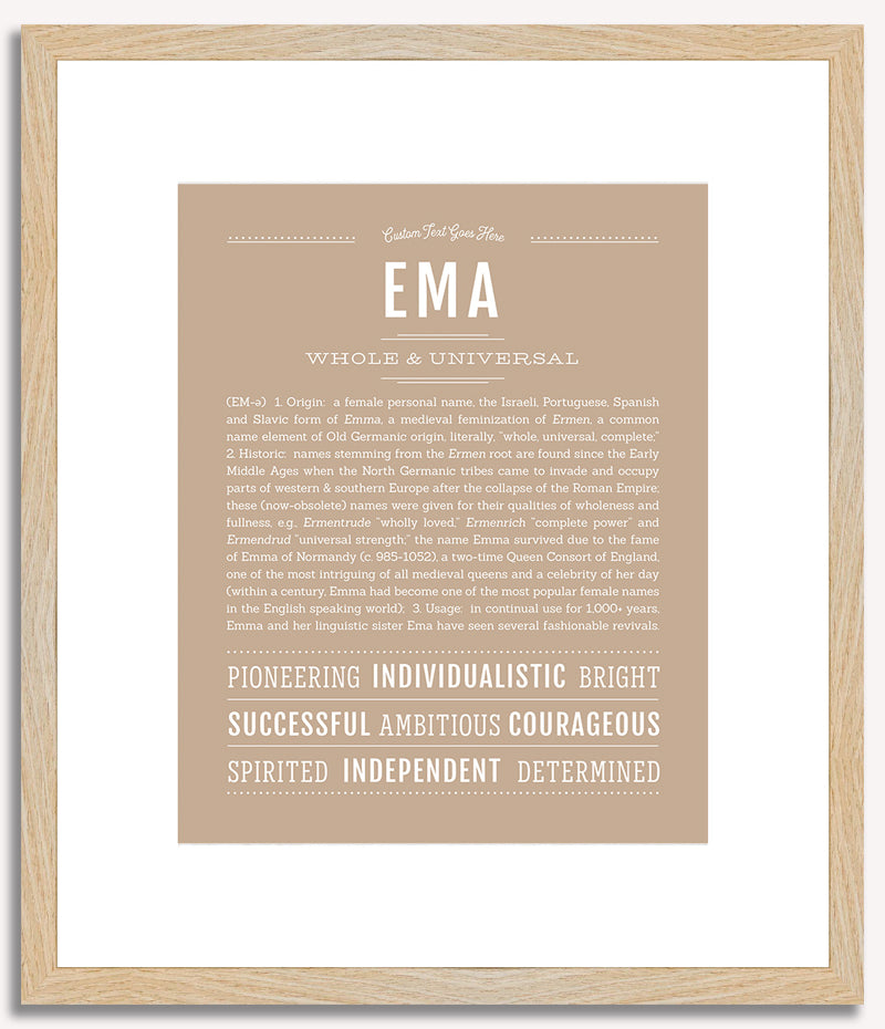 Ema | Name Art Print