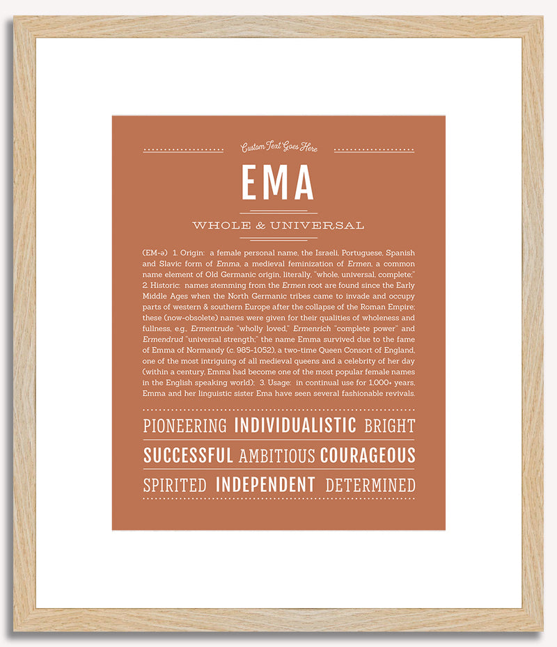 Ema | Name Art Print