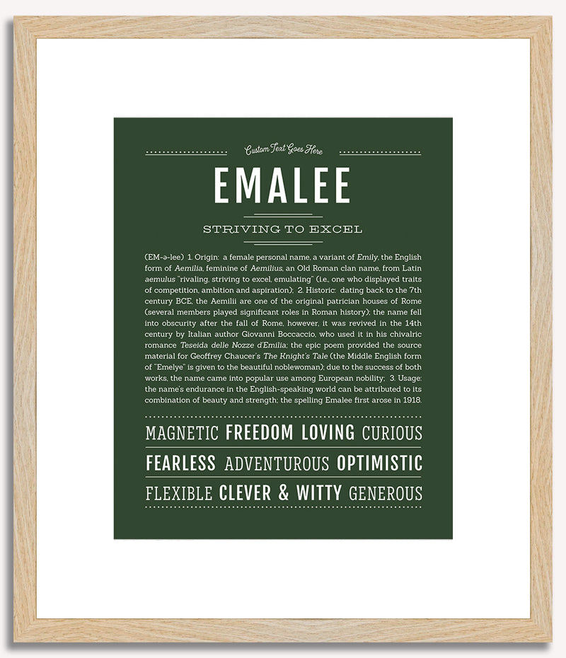 Emalee | Name Art Print