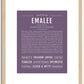 Emalee | Name Art Print