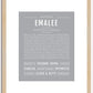 Emalee | Name Art Print