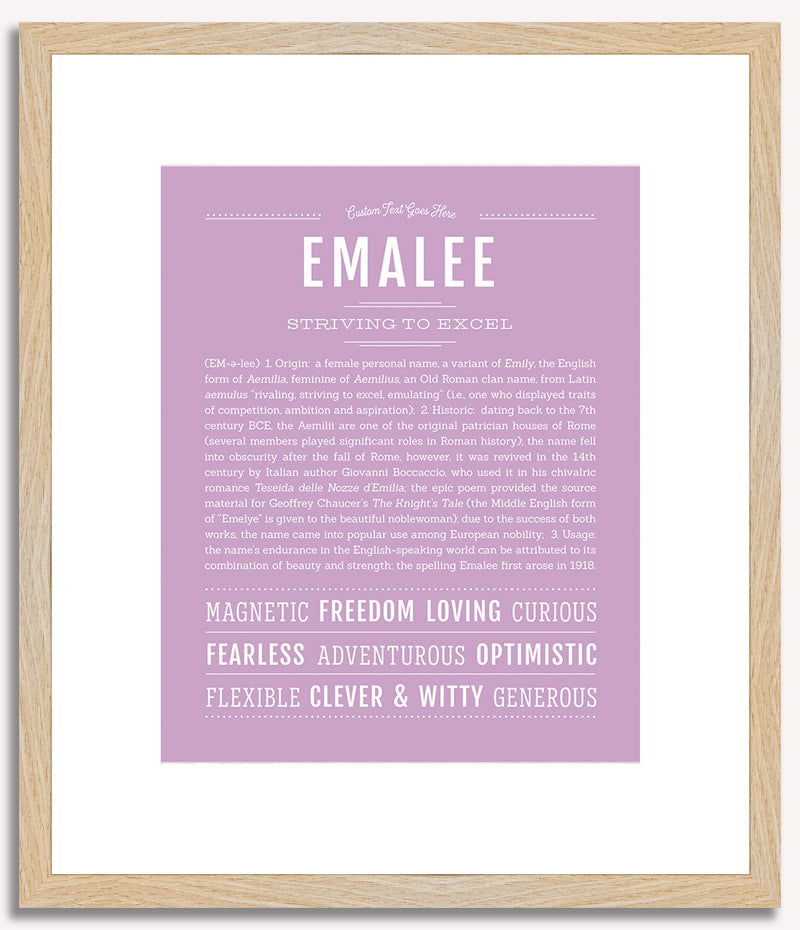Emalee | Name Art Print