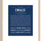 Emalee | Name Art Print