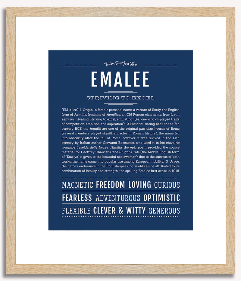 Emalee | Name Art Print