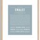 Emalee | Name Art Print